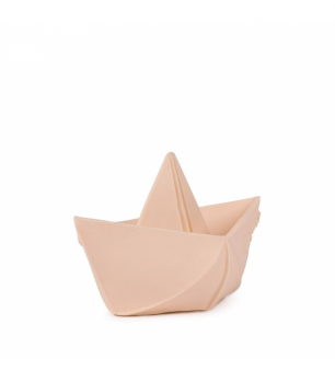 Origami Boot pink - Naturkautschuk-Babyspielzeug von OLI & CAROL